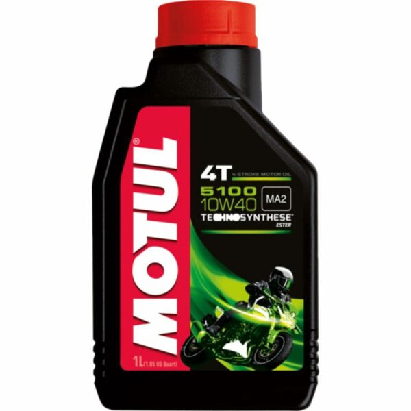 Motul Oil 1 Litre 4T 4 Stroke Motor Oil 5000 10W40 HC-Tech