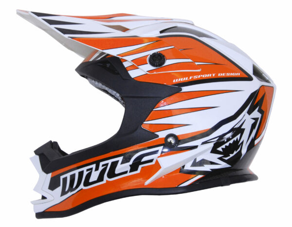 Wulfsport Cub Advance Helmet - Orange