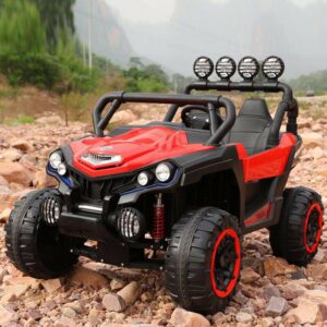 Kids Ride-On Off Road Jeep Red