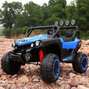 Kids Ride-On Off Road Jeep Blue