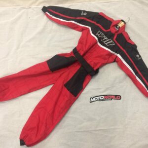 red racing suit