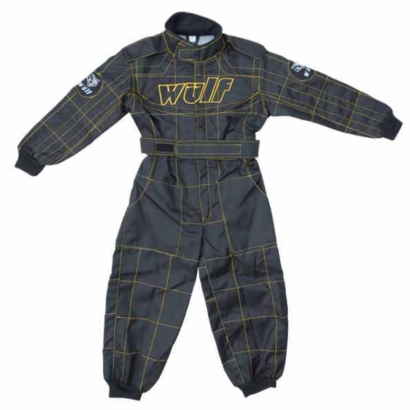 Wulfsport Cub Racing Suit – Black