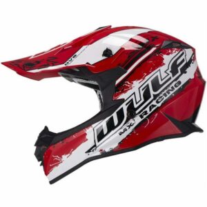 Wulfsport Off Road Pro Motocross Helmet (Red)
